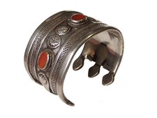  Antik turkmen ersari Armreif Armspange Antique Cuff Bracelets (Bilezik) 17/370