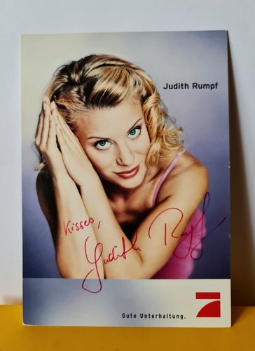 Judith rumpf autogrammkarte - rumpf,