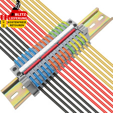 Reihenklemmen Hutschiene Set