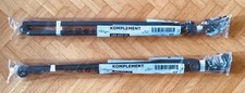 IKEA KOMPLEMENT Auszugschienen für Körbe grau 58cm 2er Pack NEU