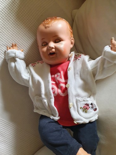 Babypuppe 50er jahre - babypuppe,,, cm,