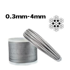 V2A Edelstahl Drahtseil ab 0,3