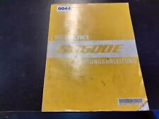 0044 Motorrad Werkstatthandbuch Suzuki GS500E Wartungsanleitung