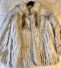 BLAUFUCHS ECHTPELZJACKE/MANTEL DAMEN GR.40 GEBRAUCHT /Top Zustand