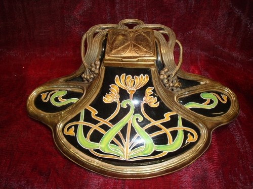 Inkwell blume art deco stil - art,