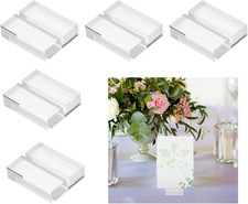 5 Stk. Acryl Tischkartenhalter