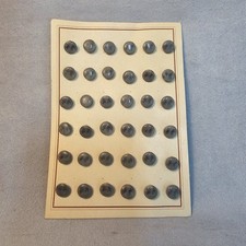 36 Vintage Glas Knöpfe Antik