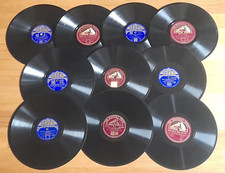 10 x JACK HYLTON Schellackplatten Tanzorchester FOXTROT GB USA Grammophon 78rpm+