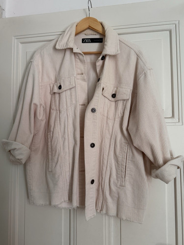 Zara cordjacke beige damen - cordjacke,