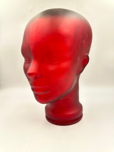 Glaskopf 80er jahre rot - 80er,
