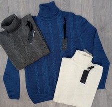 Dicke rollkragen wollpullover - dicke,