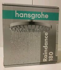 HANSGROHE RAINDANCE 180 Chrome Performance Regenbrause Dusche Regendusche NEU