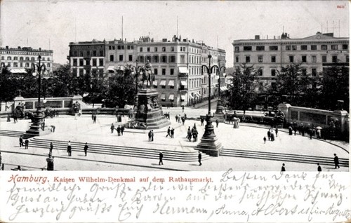 Postcard hamburg mitte old - postcard,