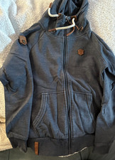 Sweatshirt-Jacke in blau, Gr. M, Naketano