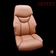 hjh OFFICE Bürostuhl Chefsessel Drehstuhl Leder braun extra Komfort DEFEKTWARE