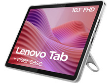LENOVO Tab Inkl. transparenter Schutzhülle Standfuß Tablet 64 GB 10,1 Zoll