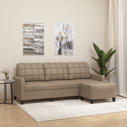 Sitzer sofa mit hocker - 3-sitzer-sofa,