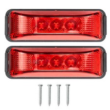 2stk. 12V 24V Rot 3 LED Begrenzungsleuchten Positionsleuchten LKW PKW Anhänger