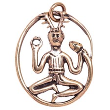 Bronzeanhänger cernunnos - bronzeanhänger,