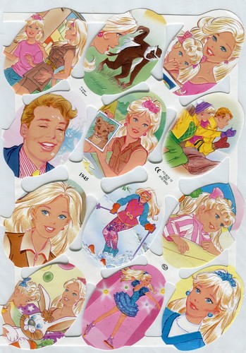Oblaten scrap die cut chromo