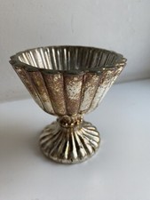 Glas deko schale antik finish - glas,