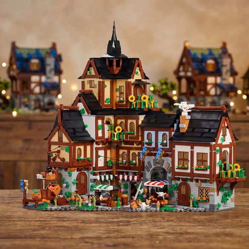 Stadt burg bausteine moc - stadt,