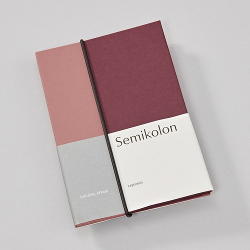 Semikolon leporello natural - leporello,