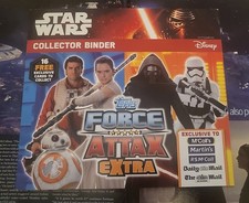 TOPPS STAR WARS UK FORCE ATTAX RARE CARDS, STARTER PACKS, TINS & MORE