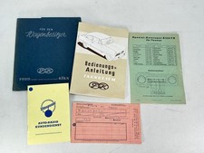 Ford Taunus 12 M Wagenbesitzer Mappe  Bedienunganleitung Radio 1953