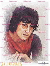 John Lennon--lB84- -Druck auf