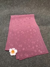 Obiage Kimono Assesoire Seide violett neu Chirimen original aus Japan