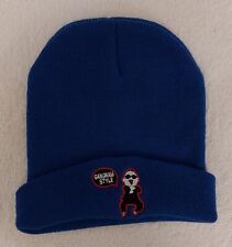 Mütze Gangnam Style Psy Blau Wintermütze Wollmütze