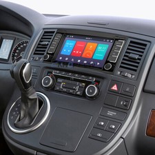 Android 15 Autoradio GPS Navigation WIFI SWC BT RDS Für VW Multivan V T5 Touareg