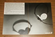 Seltene Werbung SWISSAIR - Stereophone Luxusliege im DC-10-30 - Kopfhörer 1981