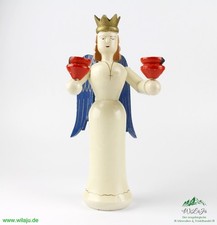 Engel alt Kerzenleuchter 22,5 cm Figuren Weihnachten Deko