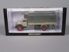 D711 Minichamps 439 141020 Magirus S 6500 Canvas 1955 Grau 1/43 Neu + Box
