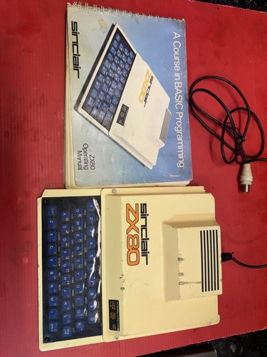 Sinclair zx80 vintage computer - vintage,