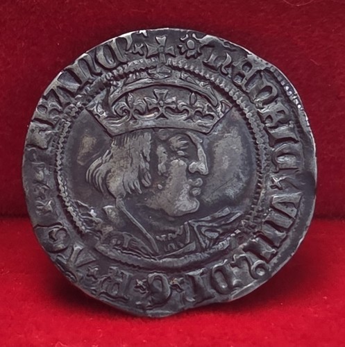 Henry viii groat rose - groat, mm