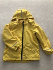 Regenjacke Kinder Grösse 122/128 Gelb Tchibo Unisex Warm Gefüttert