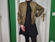 Pimkie Kapuzenparka Longsleeve Bomberjacke Pulli Military Jacke Olive XS S M 36