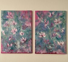 Ölbild Gemälde Blumen Moderne Kunst Abstrakt Unikat Impressionismus XXL