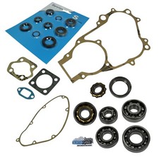 Motorlager + Kurbelwellenlager + Dichtsatz für Kreidler Florett LF LH ( 3 Gang )