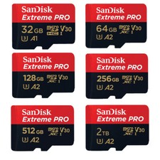 2TB 512GB 32GB Extreme Pro