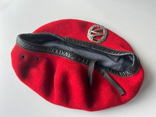 Original bundeswehr barett rot - barett,