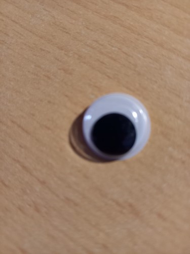 Wackelaugen mit öse knopf - mit,