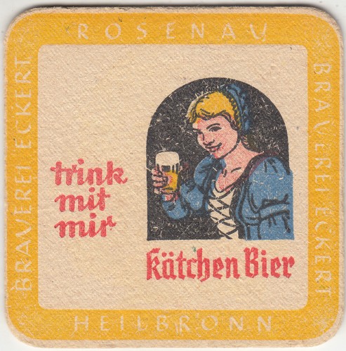 *Bierdeckel*Rosenau-Brauerei