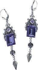 Krikor ohrring damen violetter - ohrring,