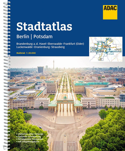 Adac stadtatlas berlin potsdam - stadtatlas, berlin/potsdam