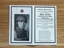 Sterbebild Wk2 Eiberg 1. Komp