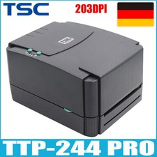 TSC TTP-244 PRO 203 DPI USB-Desktop-Thermotransfer-Etiketten-Barcode-Drucker DE